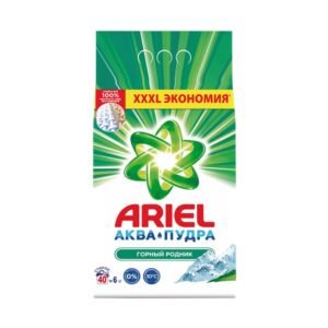 Ariel Լվացքի փոշի 6կգ Ավտոմատ, լեռնային աղբյուր