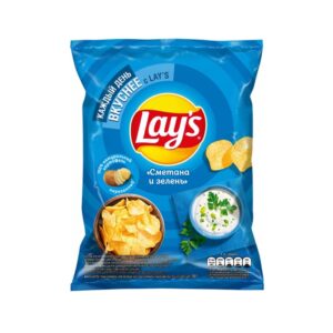 Lay’s Չիպսեր 70գր Թթվասեր և կանաչի