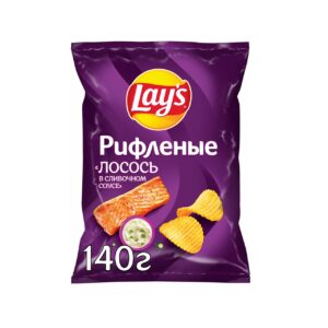 Lay’s Չիպսեր 140գր Սաղմոն սերուցքային սոուսի մեջ